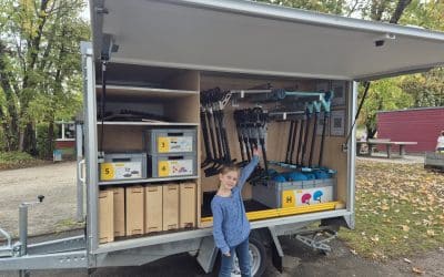 Hier geht’s rund! Das Rollermobil ist da